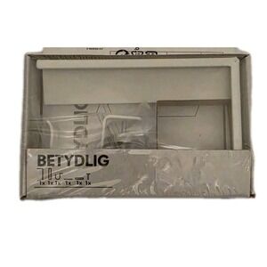 IKEA BETYDLIG Curtain Wall Ceiling Bracket Rod Holder 302.198.89 White NEW (2)
